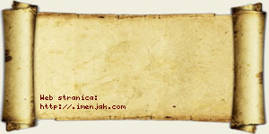 Jakov Vidojković vizit kartica